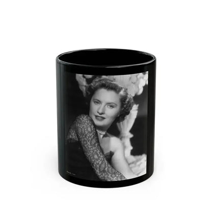 Barbara Stanwyck #206 (Vintage Female Icon) Black Coffee Mug 11oz - Go Mug Yourself