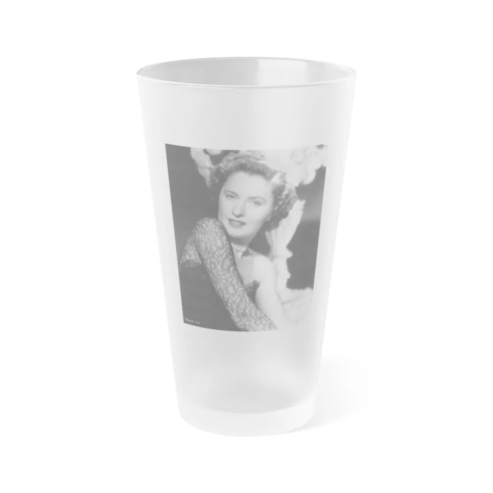 Barbara Stanwyck #206 (Vintage Female Icon) Frosted Pint Glass 16oz-16oz-Frosted-Go Mug Yourself