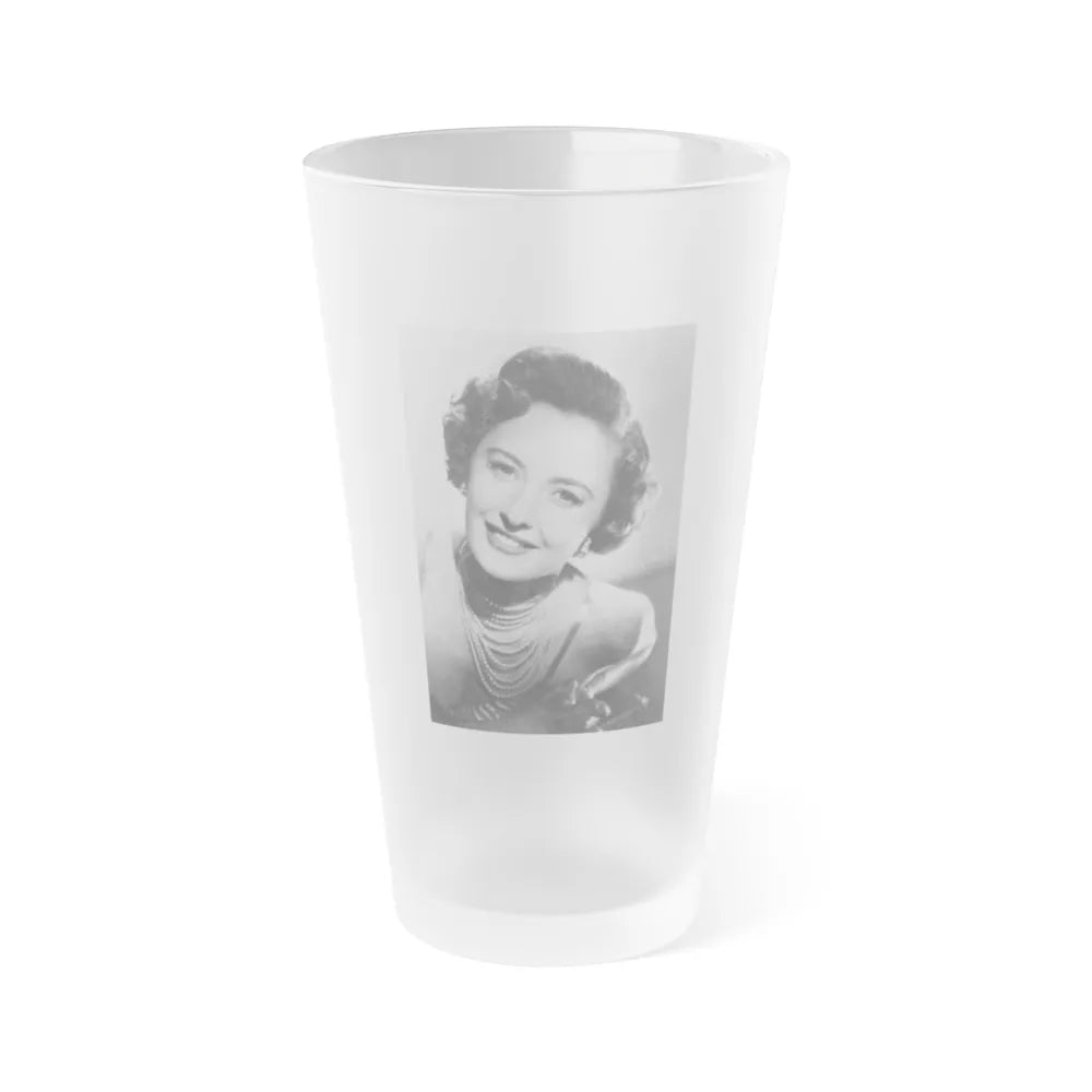 Barbara Stanwyck #207 (Vintage Female Icon) Frosted Pint Glass 16oz-16oz-Frosted-Go Mug Yourself