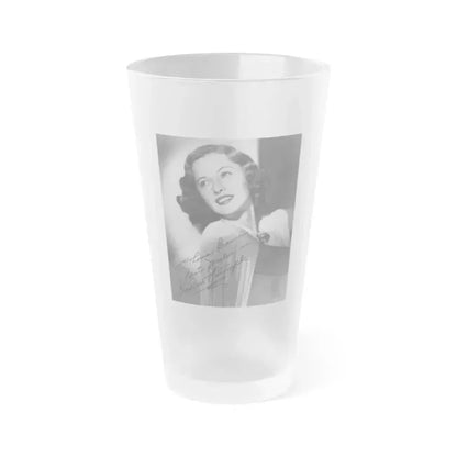 Barbara Stanwyck #208 (Vintage Female Icon) Frosted Pint Glass 16oz 16oz Frosted - Go Mug Yourself