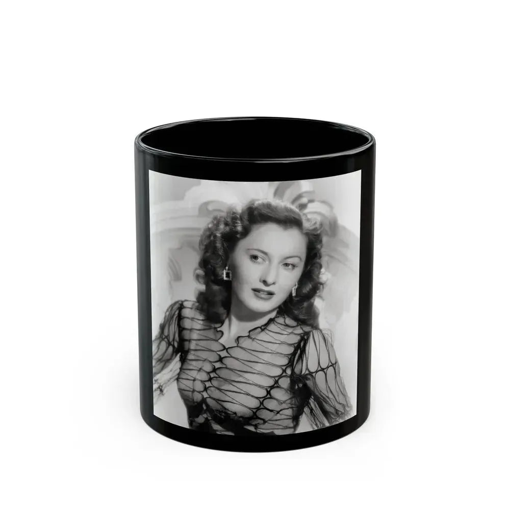 Barbara Stanwyck #209 (Vintage Female Icon) Black Coffee Mug 11oz - Go Mug Yourself