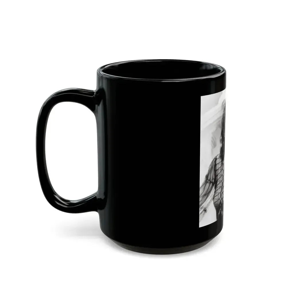 Barbara Stanwyck #209 (Vintage Female Icon) Black Coffee Mug - Go Mug Yourself