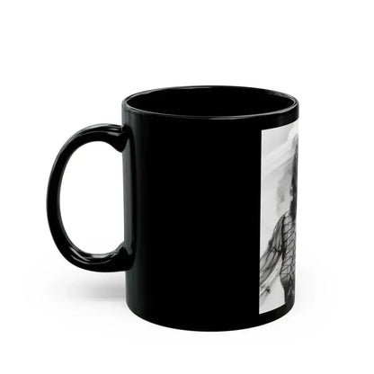 Barbara Stanwyck #209 (Vintage Female Icon) Black Coffee Mug - Go Mug Yourself