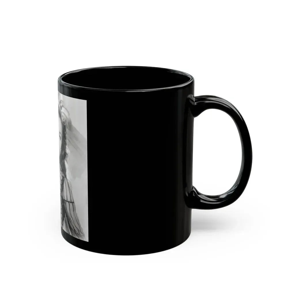 Barbara Stanwyck #209 (Vintage Female Icon) Black Coffee Mug - Go Mug Yourself