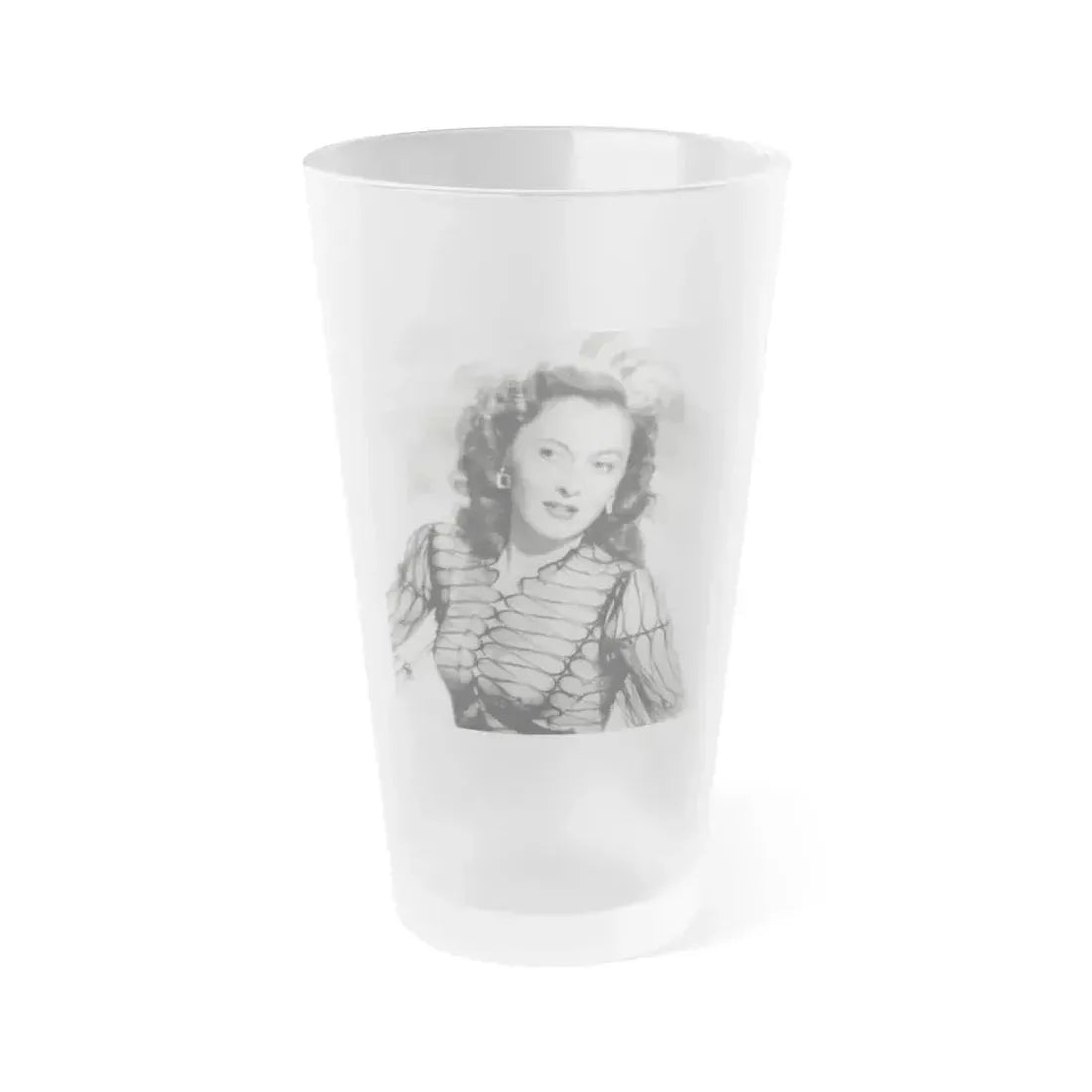 Barbara Stanwyck #209 (Vintage Female Icon) Frosted Pint Glass 16oz 16oz Frosted - Go Mug Yourself