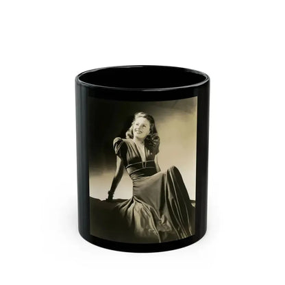 Barbara Stanwyck #211 (Vintage Female Icon) Black Coffee Mug 11oz - Go Mug Yourself