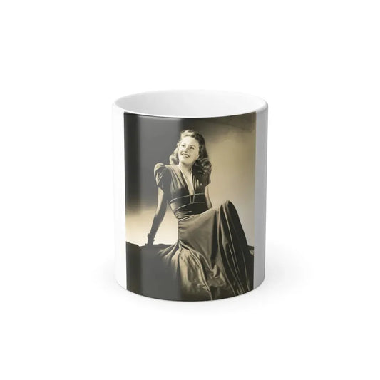 Barbara Stanwyck #211 (Vintage Female Icon) Color Changing Coffee Mug 11oz - Go Mug Yourself