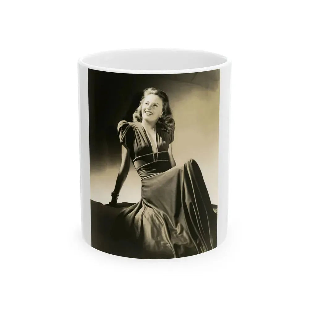 Barbara Stanwyck #211 (Vintage Female Icon) White Coffee Mug 11oz - Go Mug Yourself