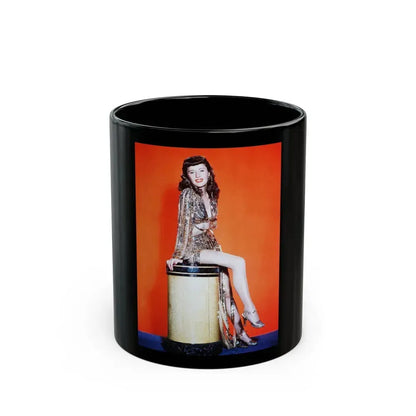 Barbara Stanwyck #213 (Vintage Female Icon) Black Coffee Mug 11oz - Go Mug Yourself