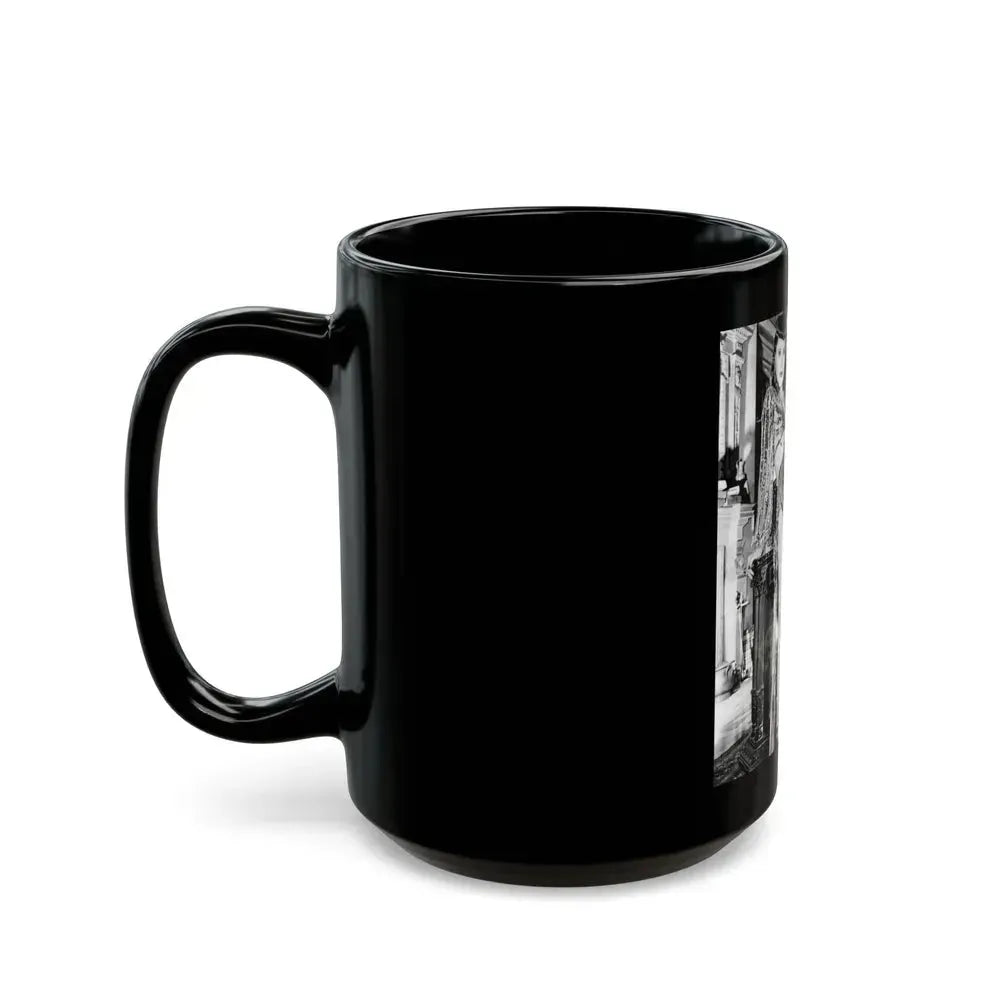 Barbara Stanwyck #219 (Vintage Female Icon) Black Coffee Mug - Go Mug Yourself