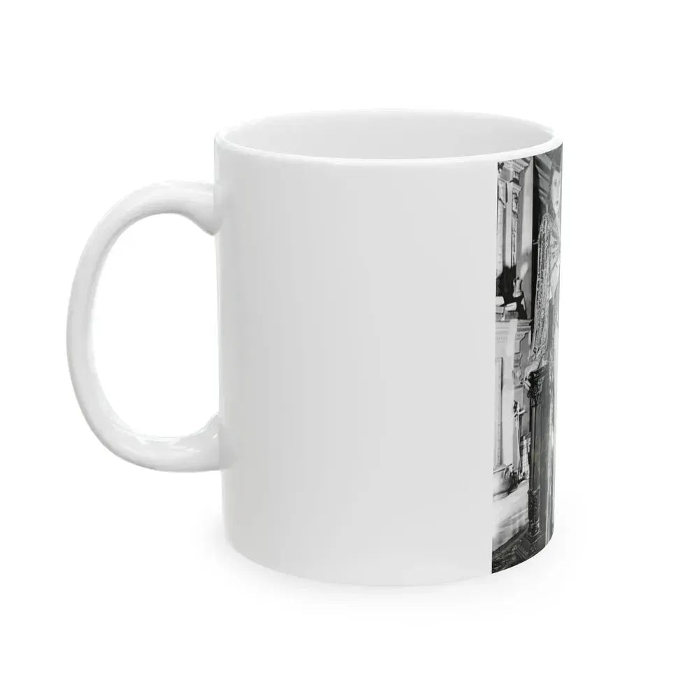 Barbara Stanwyck #219 (Vintage Female Icon) White Coffee Mug - Go Mug Yourself