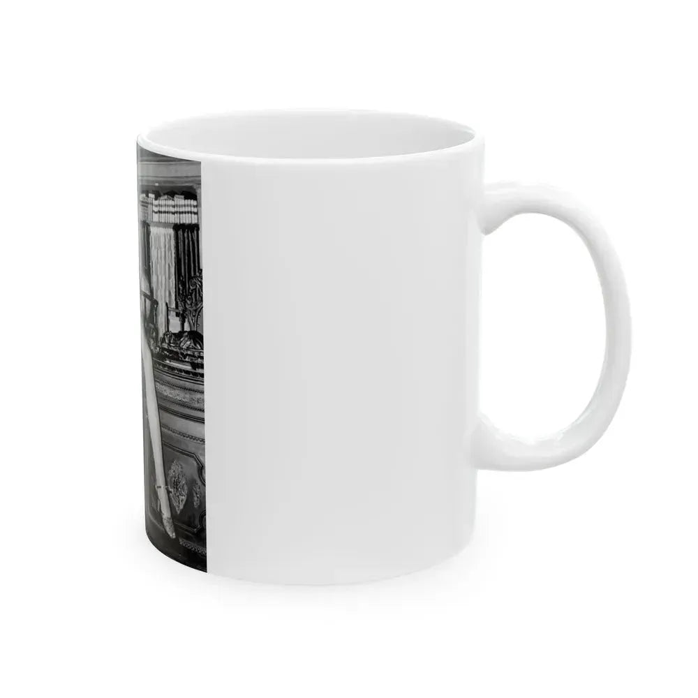 Barbara Stanwyck #219 (Vintage Female Icon) White Coffee Mug - Go Mug Yourself