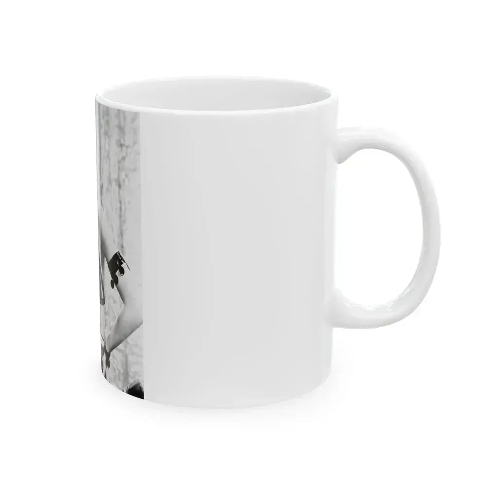 Barbara Stanwyck #30 (Vintage Female Icon) White Coffee Mug - Go Mug Yourself