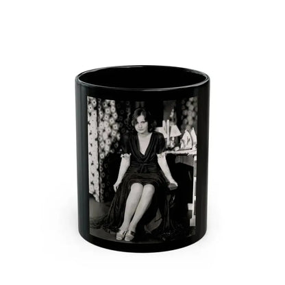 Barbara Stanwyck #31 (Vintage Female Icon) Black Coffee Mug 11oz - Go Mug Yourself