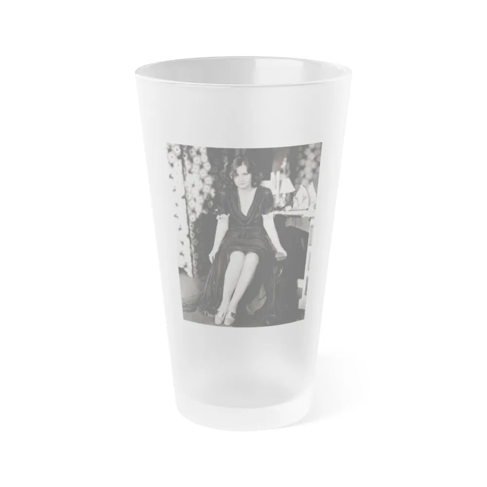 Barbara Stanwyck #31 (Vintage Female Icon) Frosted Pint Glass 16oz-16oz-Frosted-Go Mug Yourself