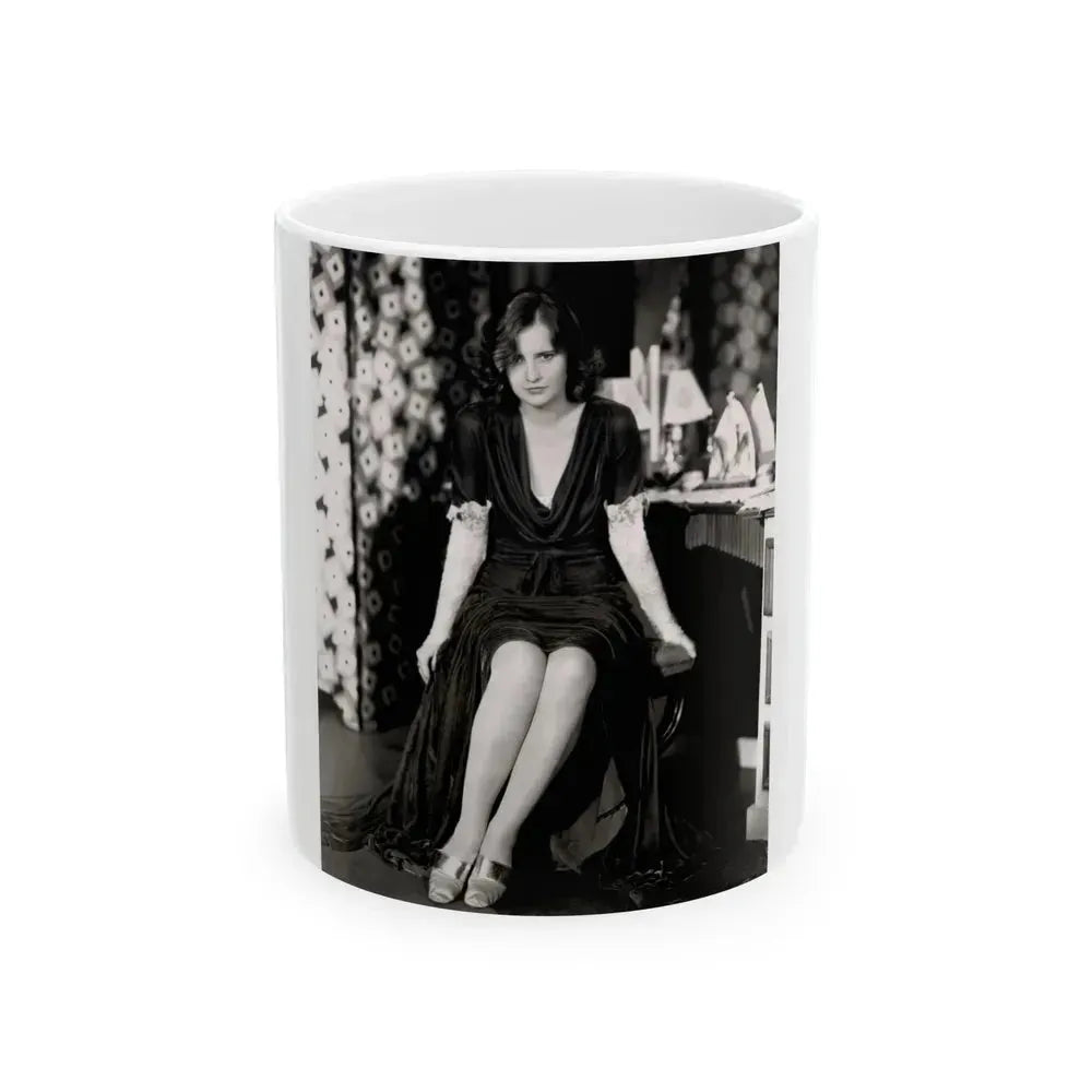Barbara Stanwyck #31 (Vintage Female Icon) White Coffee Mug 11oz - Go Mug Yourself
