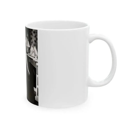Barbara Stanwyck #31 (Vintage Female Icon) White Coffee Mug - Go Mug Yourself