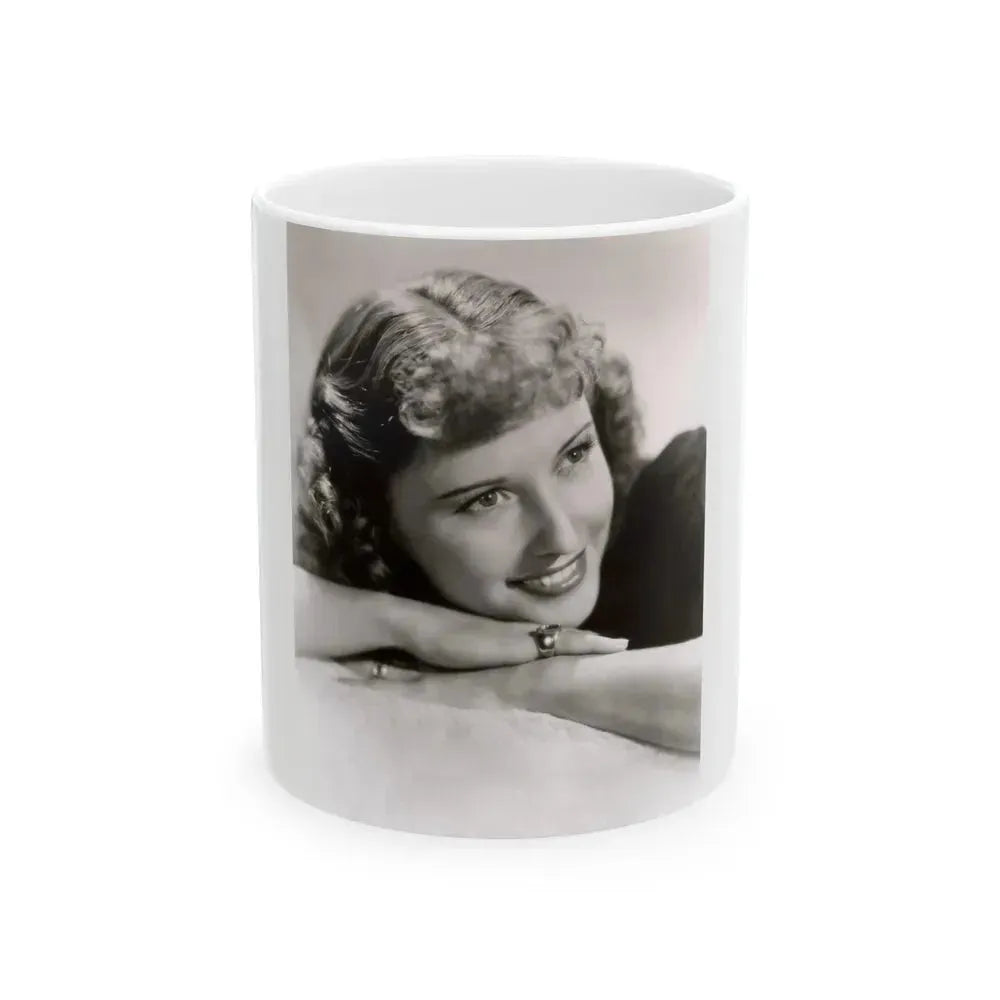 Barbara Stanwyck #32 (Vintage Female Icon) White Coffee Mug 11oz - Go Mug Yourself