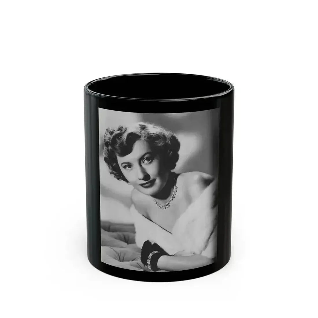 Barbara Stanwyck #38 (Vintage Female Icon) Black Coffee Mug 11oz - Go Mug Yourself