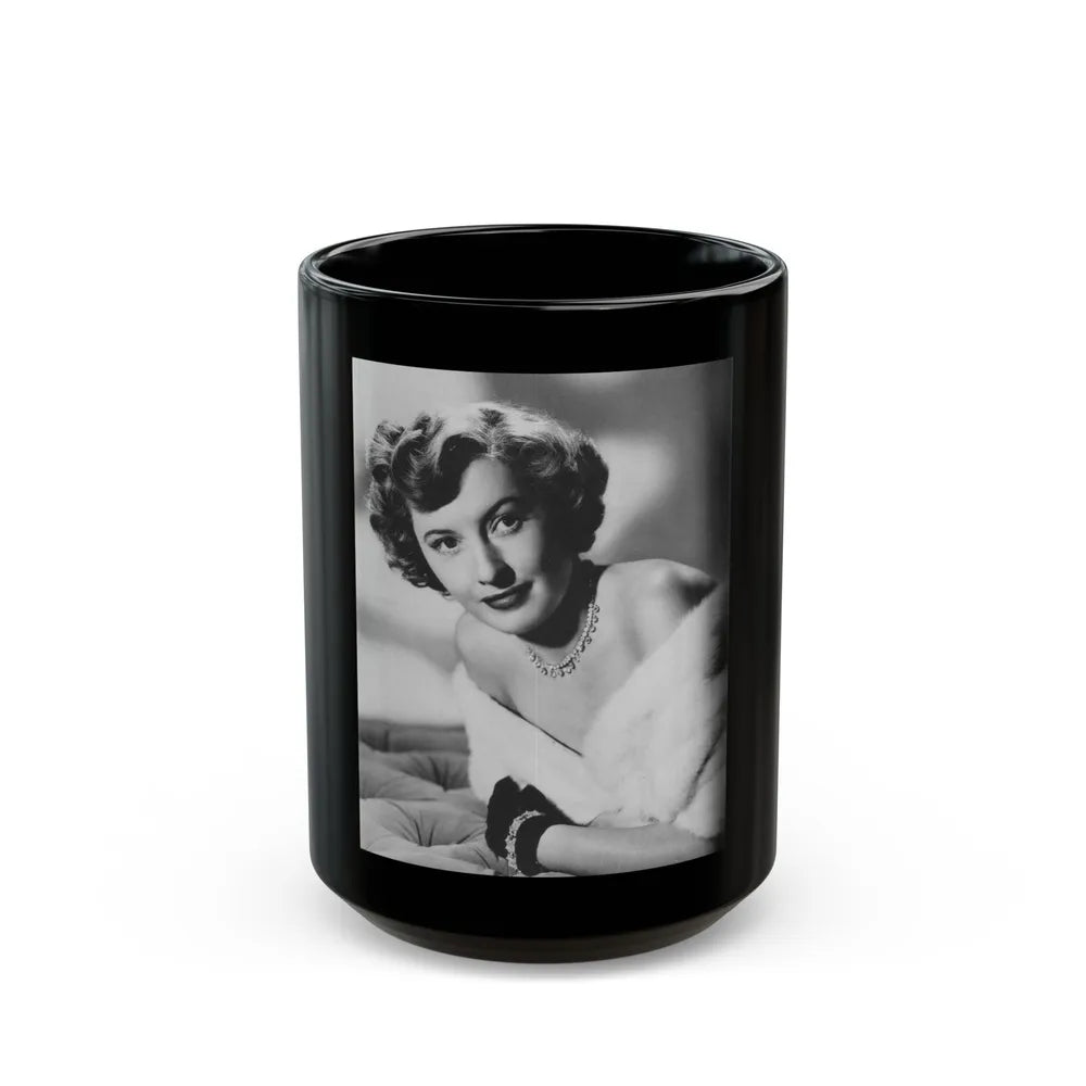 Barbara Stanwyck #38 (Vintage Female Icon) Black Coffee Mug-15oz-Go Mug Yourself