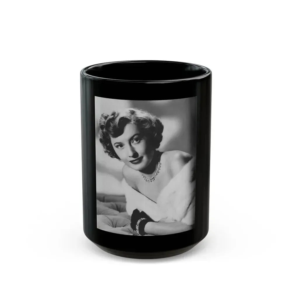 Barbara Stanwyck #38 (Vintage Female Icon) Black Coffee Mug 15oz - Go Mug Yourself