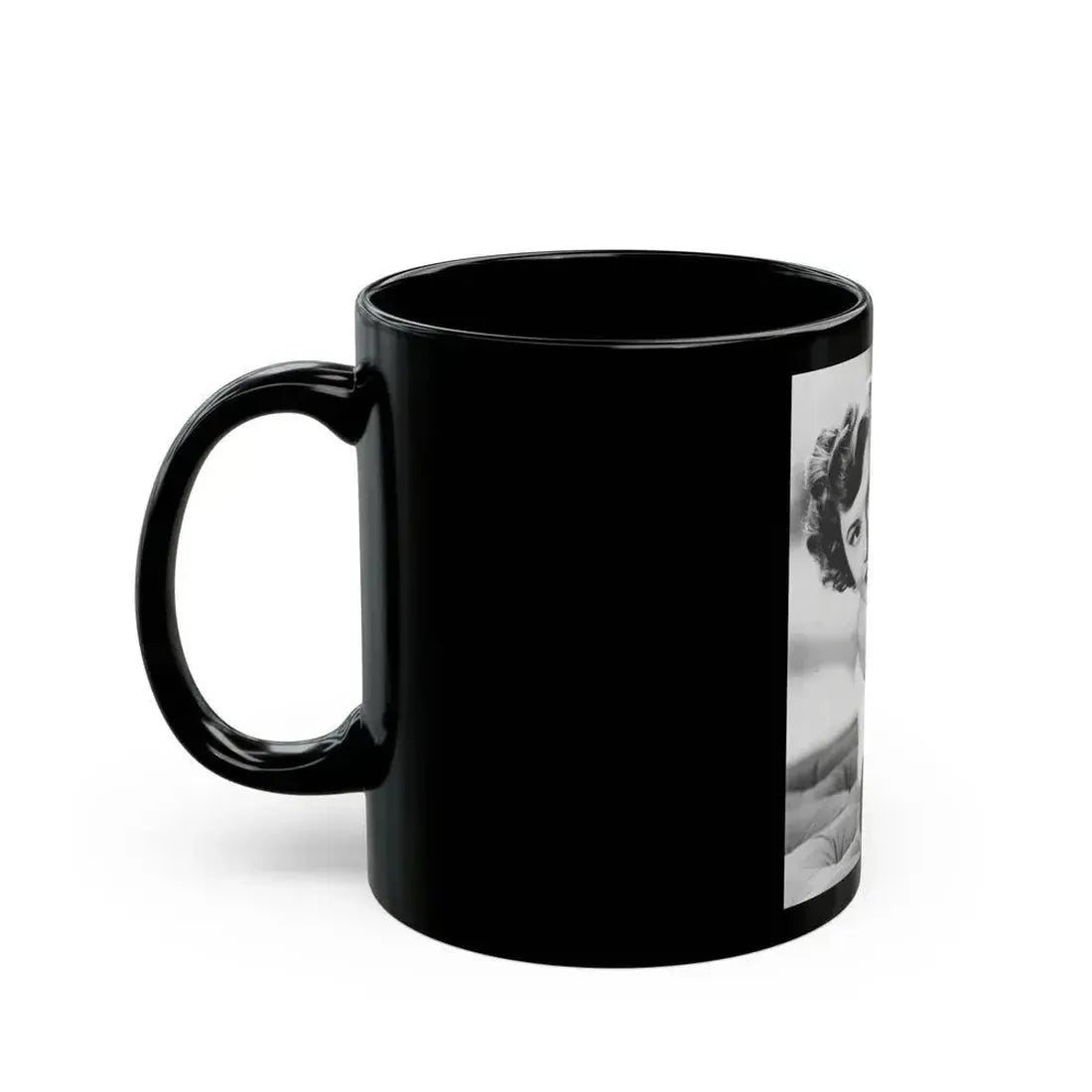 Barbara Stanwyck #38 (Vintage Female Icon) Black Coffee Mug - Go Mug Yourself