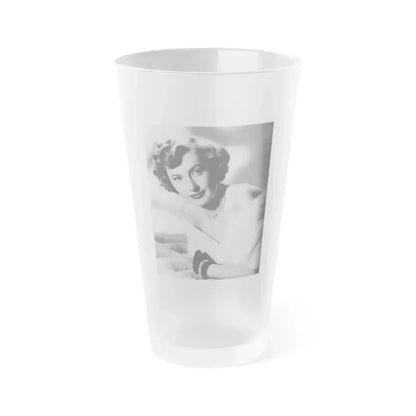 Barbara Stanwyck #38 (Vintage Female Icon) Frosted Pint Glass 16oz 16oz Frosted - Go Mug Yourself