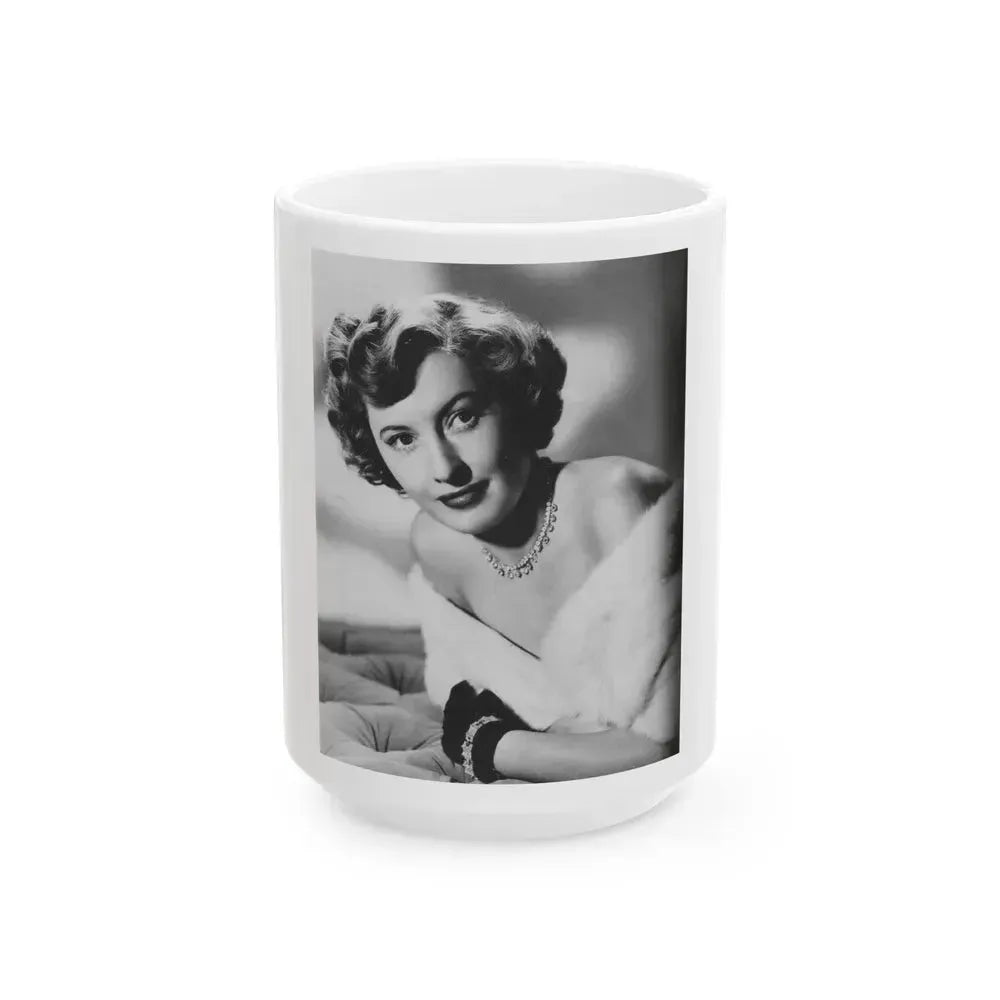 Barbara Stanwyck #38 (Vintage Female Icon) White Coffee Mug 15oz - Go Mug Yourself