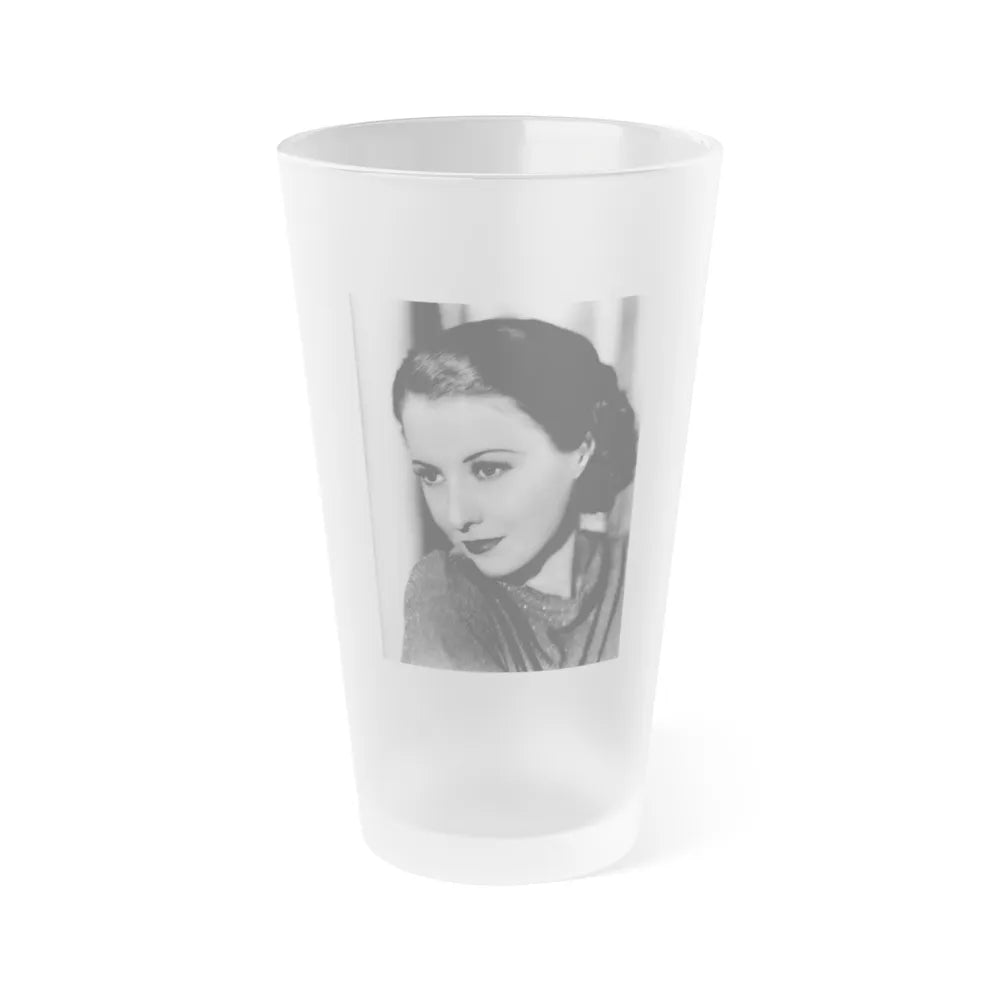 Barbara Stanwyck #40 (Vintage Female Icon) Frosted Pint Glass 16oz-16oz-Frosted-Go Mug Yourself