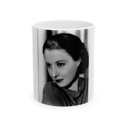 Barbara Stanwyck #40 (Vintage Female Icon) White Coffee Mug-11oz-Go Mug Yourself