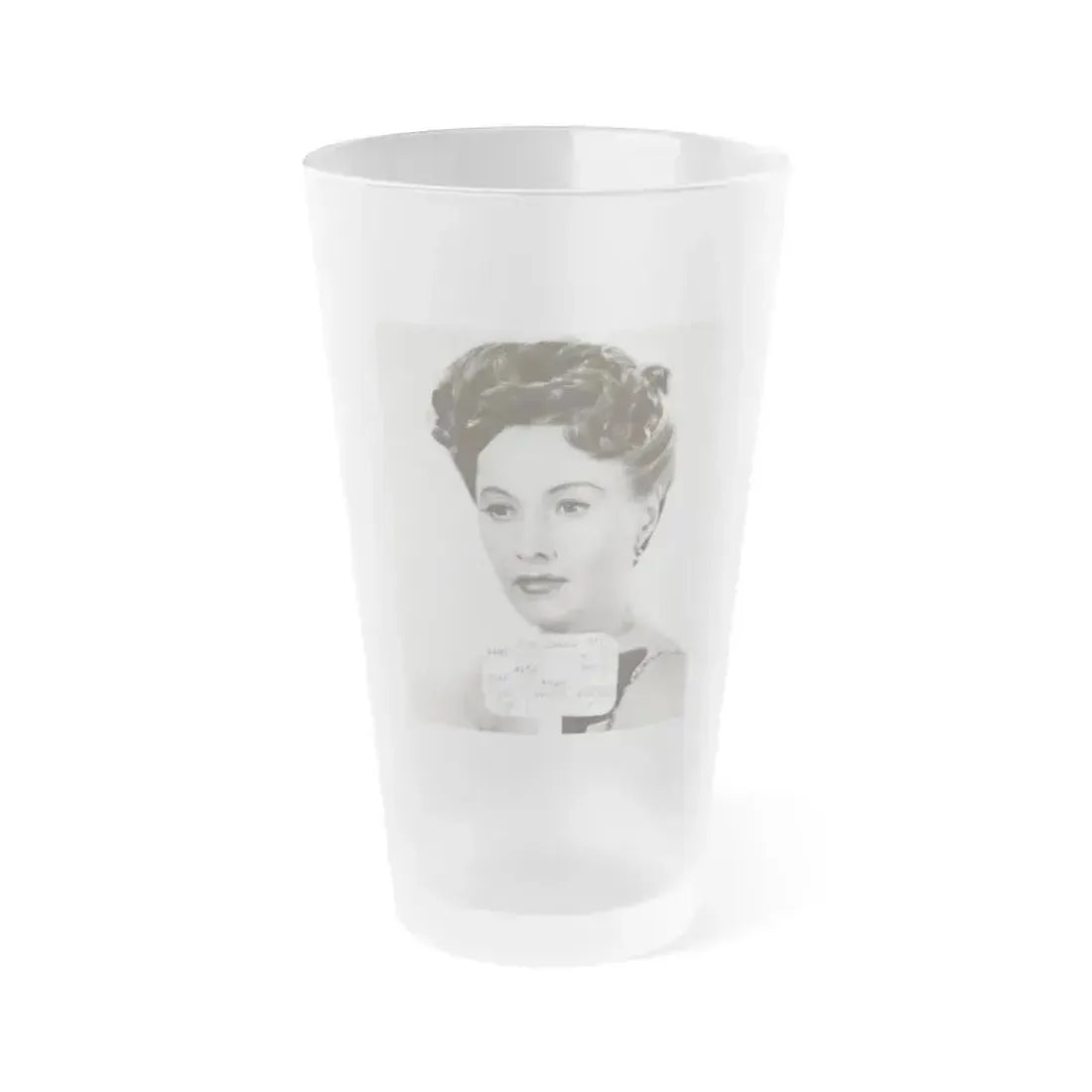 Barbara Stanwyck #47 (Vintage Female Icon) Frosted Pint Glass 16oz 16oz Frosted - Go Mug Yourself
