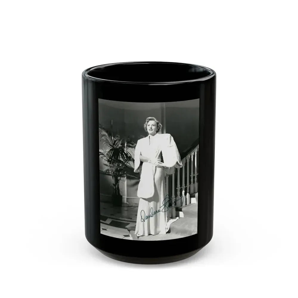 Barbara Stanwyck #48 (Vintage Female Icon) Black Coffee Mug 15oz - Go Mug Yourself