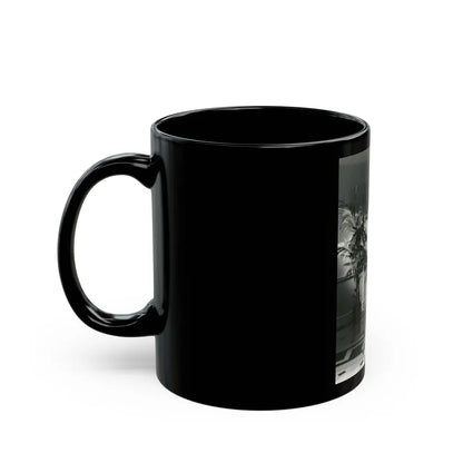 Barbara Stanwyck #48 (Vintage Female Icon) Black Coffee Mug-Go Mug Yourself