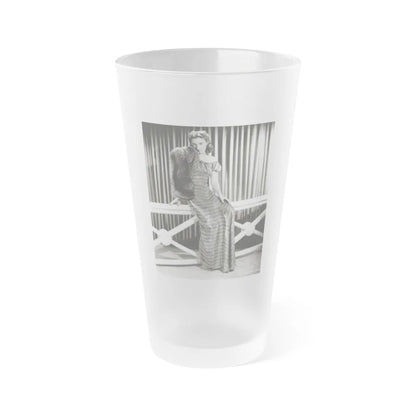 Barbara Stanwyck #65 (Vintage Female Icon) Frosted Pint Glass 16oz-16oz-Frosted-Go Mug Yourself