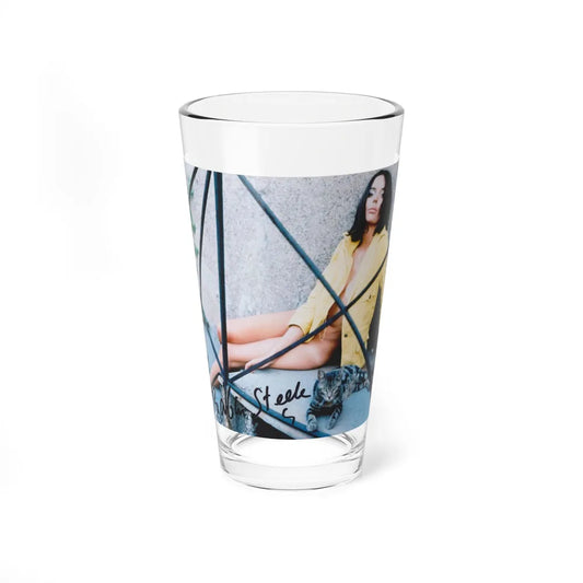 Barbara Steele #17 (Vintage Female Icon) Pint Glass 16oz-16oz-Go Mug Yourself