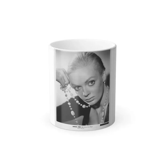 Barbara Steele #30 (Vintage Female Icon) Color Changing Coffee Mug 11oz - Go Mug Yourself