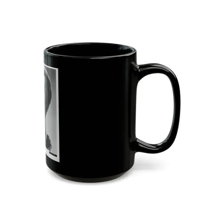 Barbara Steele #31 (Vintage Female Icon) Black Coffee Mug - Go Mug Yourself