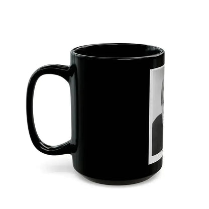 Barbara Steele #31 (Vintage Female Icon) Black Coffee Mug - Go Mug Yourself