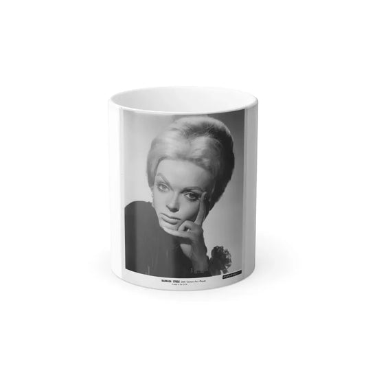 Barbara Steele #31 (Vintage Female Icon) Color Changing Coffee Mug 11oz - Go Mug Yourself