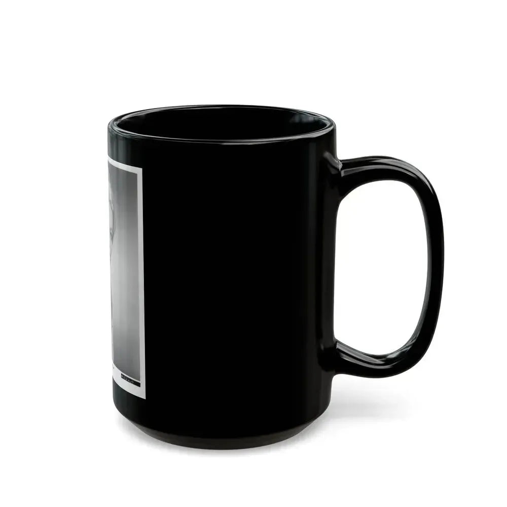 Barbara Steele #51 (Vintage Female Icon) Black Coffee Mug - Go Mug Yourself