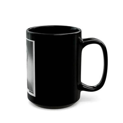 Barbara Steele #55 (Vintage Female Icon) Black Coffee Mug - Go Mug Yourself