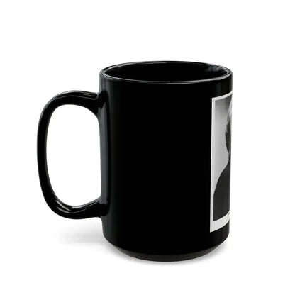 Barbara Steele #55 (Vintage Female Icon) Black Coffee Mug - Go Mug Yourself