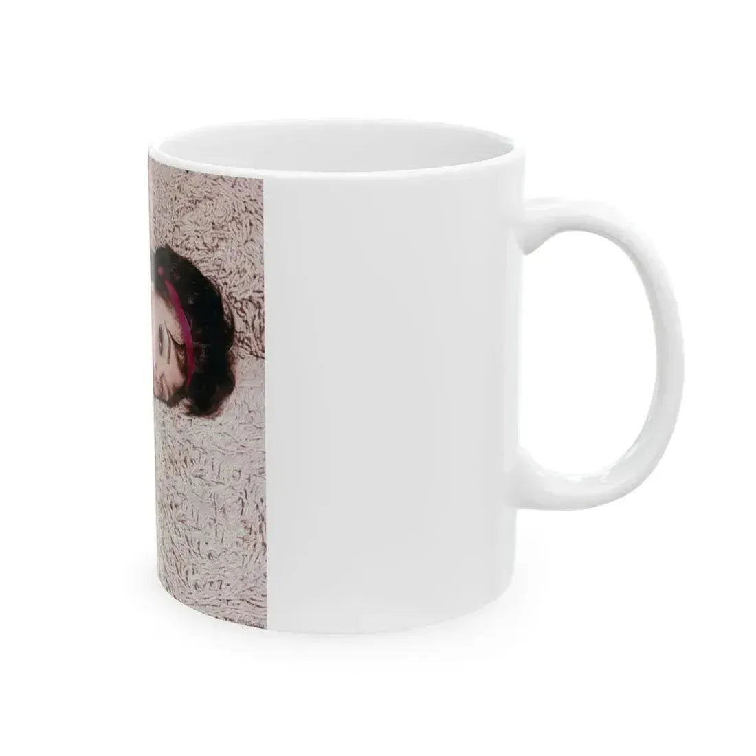 Barbara Steele #60 (Vintage Female Icon) White Coffee Mug - Go Mug Yourself