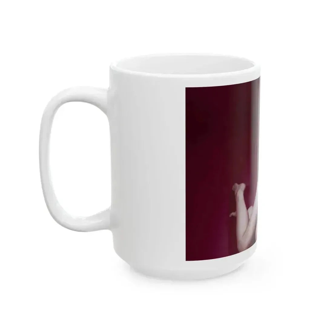 Barbara Steele #61 (Vintage Female Icon) White Coffee Mug - Go Mug Yourself