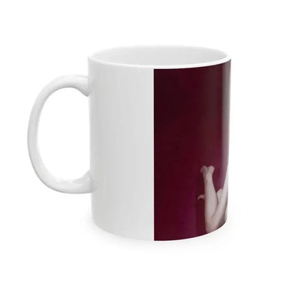 Barbara Steele #61 (Vintage Female Icon) White Coffee Mug - Go Mug Yourself