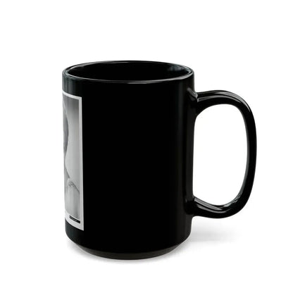 Barbara Steele #63 (Vintage Female Icon) Black Coffee Mug - Go Mug Yourself