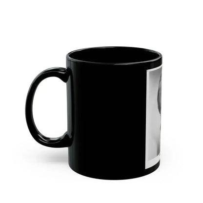 Barbara Steele #63 (Vintage Female Icon) Black Coffee Mug - Go Mug Yourself