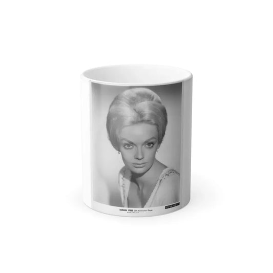Barbara Steele #63 (Vintage Female Icon) Color Changing Coffee Mug 11oz - Go Mug Yourself