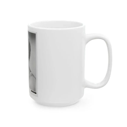 Barbara Steele #63 (Vintage Female Icon) White Coffee Mug - Go Mug Yourself