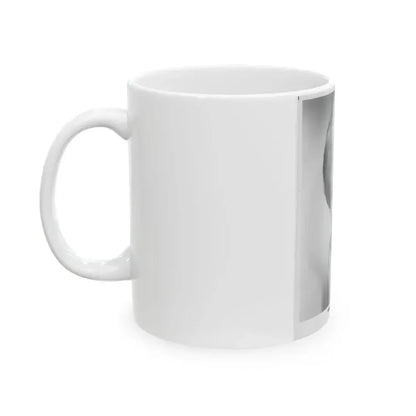 Barbara Steele #63 (Vintage Female Icon) White Coffee Mug - Go Mug Yourself